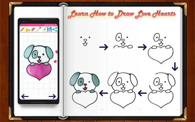 Play Learn How to Draw Love Hearts