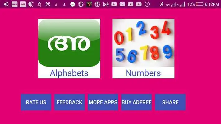 Play Learn Malayalam Alphabets and Numbers