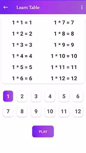 Play learn multiplication