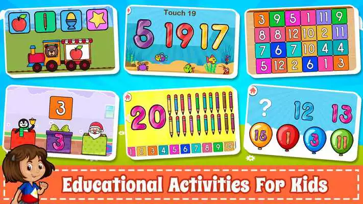 Play Learn Numbers 123 Kids Free Game - Count  Tracing