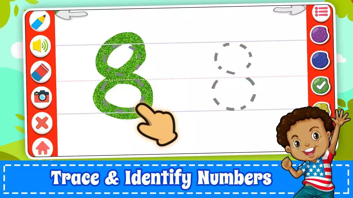 Play Learn Numbers 123 Kids Free Game - Count  Tracing