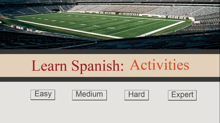 Play Learn Spanish: Activities