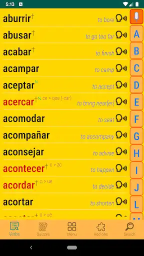 Play Learn Spanish grammar and verb conjugation  and enjoy Learn Spanish grammar and verb conjugation with UptoPlay