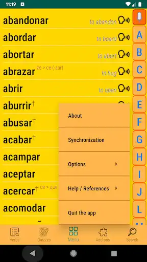 Play Learn Spanish grammar and verb conjugation as an online game Learn Spanish grammar and verb conjugation with UptoPlay