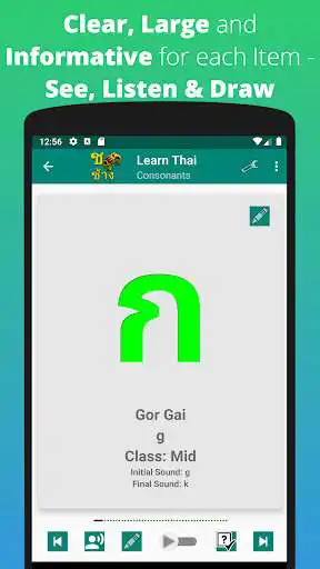 Play Learn Thai Alphabet as an online game Learn Thai Alphabet with UptoPlay