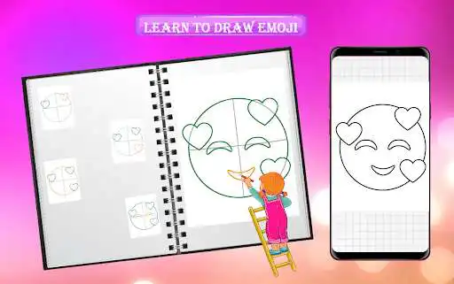 Play Learn To Draw An Emoji  and enjoy Learn To Draw An Emoji with UptoPlay