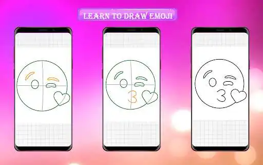 Play Learn To Draw An Emoji as an online game Learn To Draw An Emoji with UptoPlay