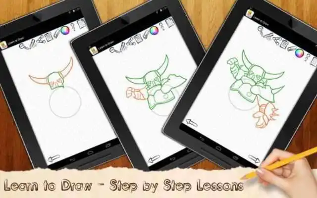 Play Learn To Draw :Clash of Clans