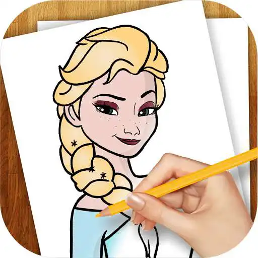 Free play online Learn to Draw Frozen Queen  APK