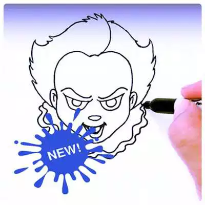 Play learn to draw pennywise