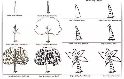 Play Learn to Draw Trees as an online game Learn to Draw Trees with UptoPlay