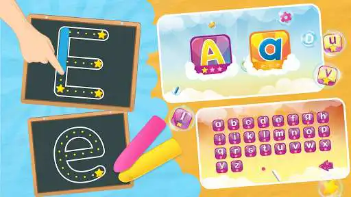 Play Learn to write English Alphabet by tracing ABC  and enjoy Learn to write English Alphabet by tracing ABC with UptoPlay