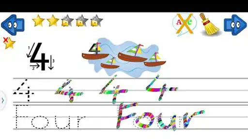 Play Learn Write Letters abc 123  and enjoy Learn Write Letters abc 123 with UptoPlay