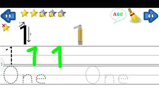 Play Learn Write Letters abc 123 as an online game Learn Write Letters abc 123 with UptoPlay