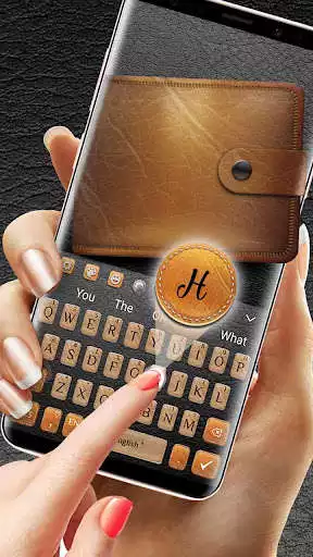 Play Leather Keyboard Theme as an online game Leather Keyboard Theme with UptoPlay