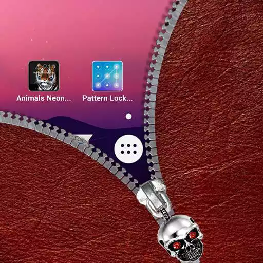 Free play online Leather Zipper Lock Screen  APK