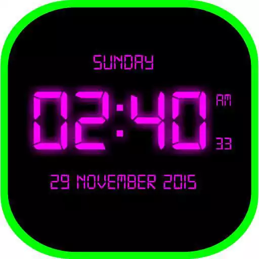 Play LED clock live HD Wallpaper APK