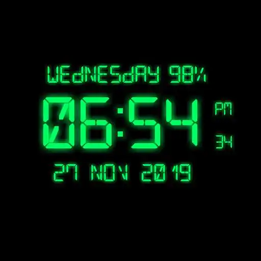 Free play online LED Digital Clock Live WP APK