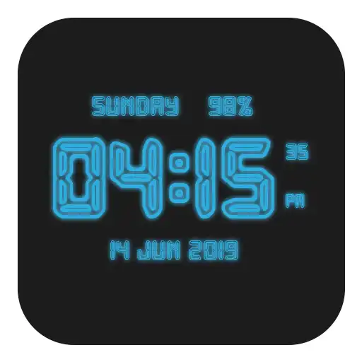 Free play online LED Digital clock LWP  APK