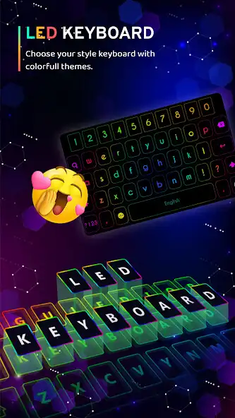 Play LED Neon Keyboard: RGB Themes  and enjoy LED Neon Keyboard: RGB Themes with UptoPlay