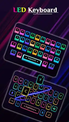 Play Led Tik Keyboard - RGB Lighting , Emojis, Font as an online game Led Tik Keyboard - RGB Lighting , Emojis, Font with UptoPlay