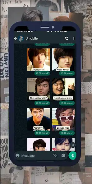 Play Lee Min Ho WASticker as an online game Lee Min Ho WASticker with UptoPlay