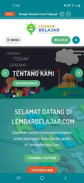 Play Lembar Belajar - Edukasi Anak  and enjoy Lembar Belajar - Edukasi Anak with UptoPlay