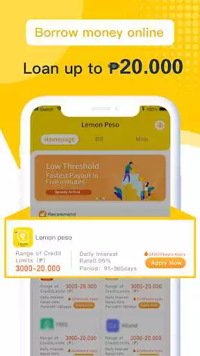 Play Lemon Peso - Fast cash and peso loan online  and enjoy Lemon Peso - Fast cash and peso loan online with UptoPlay