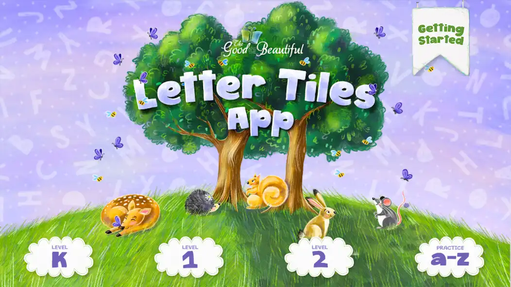 Play Letter Tiles: Good  Beautiful  and enjoy Letter Tiles: Good  Beautiful with UptoPlay