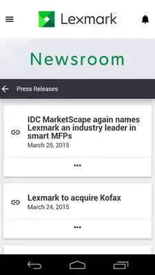 Play Lexmark Newsroom