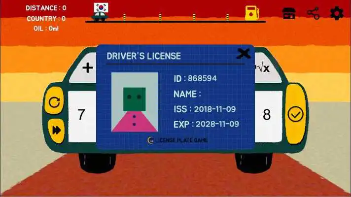 Play License Plate Game