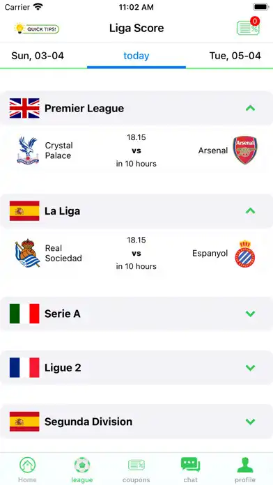 Play Liga Score as an online game Liga Score with UptoPlay