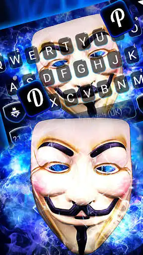 Play Lightning Anonymous Keyboard Background as an online game Lightning Anonymous Keyboard Background with UptoPlay