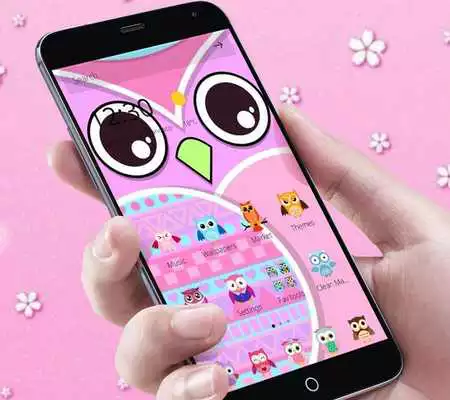 Play Lilac Cute Owl Cartoon