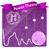 Free play online Lilac Poweramp Skin APK