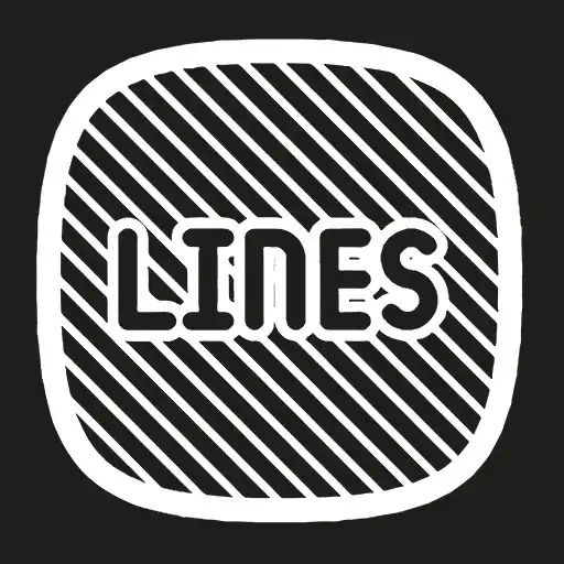 Play Lines Squircle - White Icon Pa APK