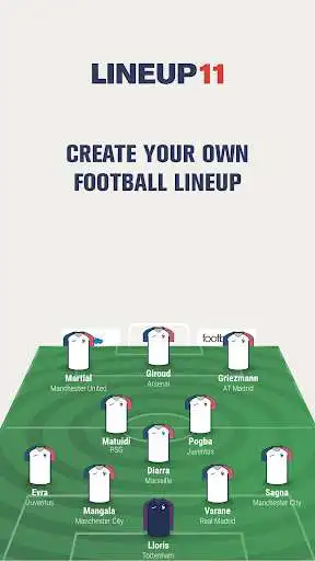 Play Lineup11- Football Line-up