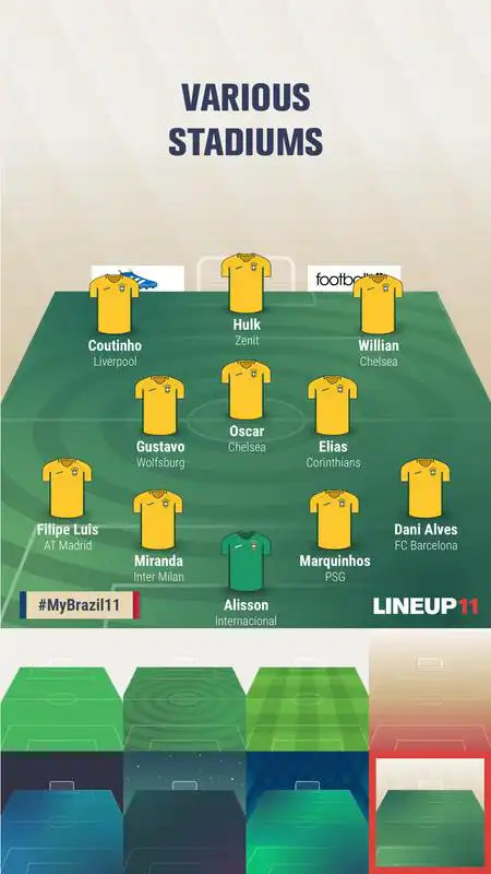 Play Lineup11- Football Line-up