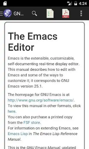 Play Linux Emacs Editor Manual  and enjoy Linux Emacs Editor Manual with UptoPlay