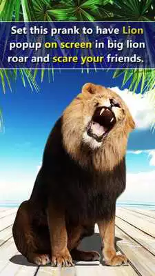 Play Lion on Screen Scary Joke : Lion In Phone Prank