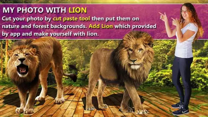 Play Lion on Screen Scary Joke : Lion In Phone Prank