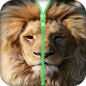 Free play online Lion Zipper Screen Lock APK