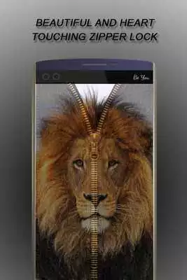 Play Lion Zipper Screen Lock