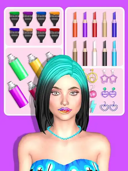 Play Lip Art Beauty Makeup Games as an online game Lip Art Beauty Makeup Games with UptoPlay