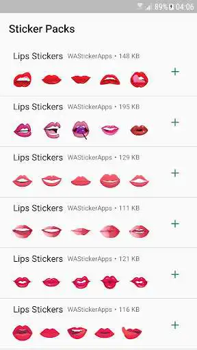 Play Lips Stickers - WAStickerApps  and enjoy Lips Stickers - WAStickerApps with UptoPlay