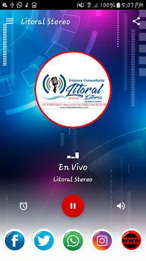 Play Litoral Estereo  and enjoy Litoral Estereo with UptoPlay