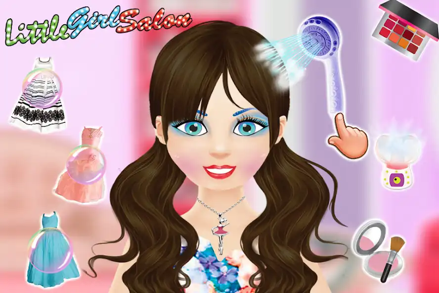 Play Little City Girls Makeup Games as an online game Little City Girls Makeup Games with UptoPlay