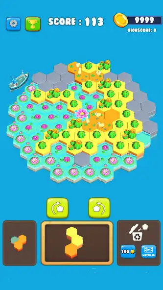 Play Little Farm Hexagon  and enjoy Little Farm Hexagon with UptoPlay