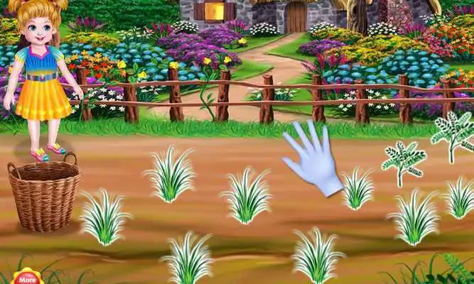 Play Little Girl Gardening