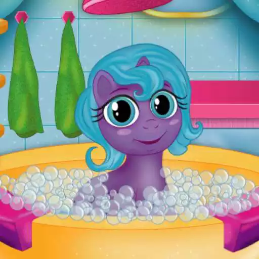 Free play online Little Pony Bath APK